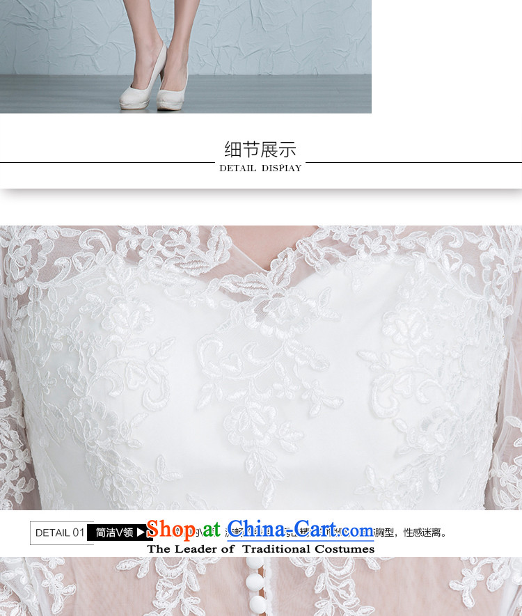 There is a wedding dresses short-sleeved) bridesmaid services Sau San lace strap evening dress Bridal Services White 4 yards of the bows picture, prices, brand platters! The elections are supplied in the national character of distribution, so action, buy now enjoy more preferential! As soon as possible.