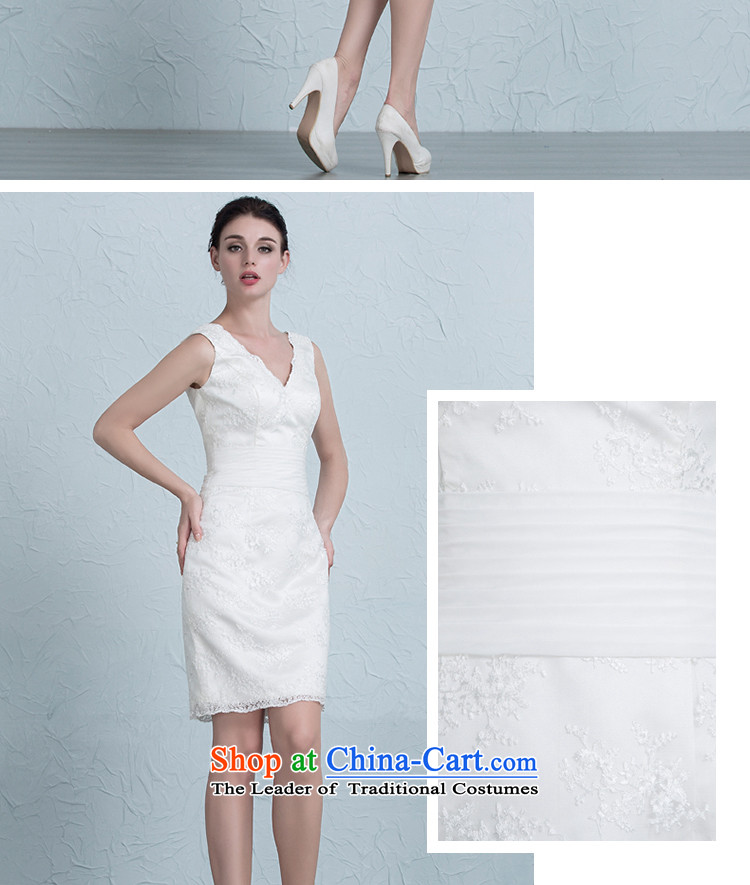 No new types of wedding dress short) package and bridesmaid to Sau San V-Neck evening dress bride services white 4 yards of the bows picture, prices, brand platters! The elections are supplied in the national character of distribution, so action, buy now enjoy more preferential! As soon as possible.