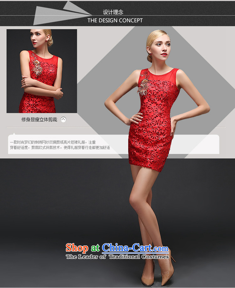 Hillo Lisa (XILUOSHA) Wedding Dress Short, Bridal Fashion wedding dresses bows to the moderator small dress female new red autumn 2015 XL Photo, prices, brand platters! The elections are supplied in the national character of distribution, so action, buy now enjoy more preferential! As soon as possible.