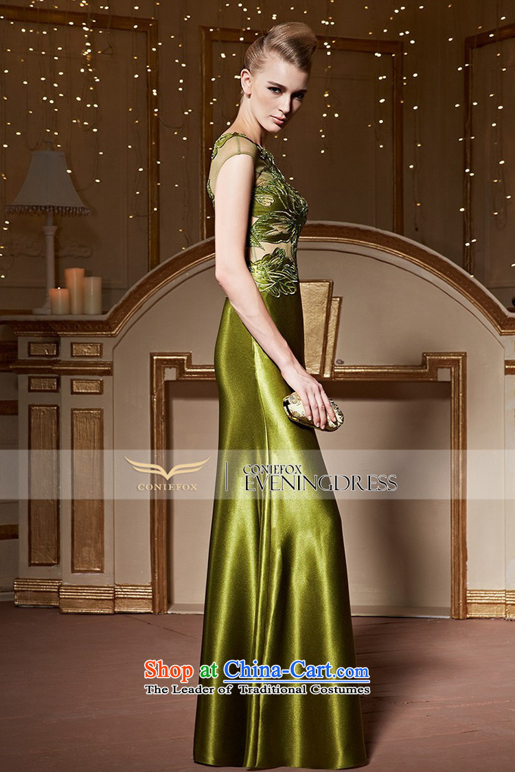 Creative Fox banquet evening dresses long under the auspices of Sau San dress girl will long skirt Fashion embroidered evening dress toasting champagne Palace serving 82258 light green S pre-sale picture, prices, brand platters! The elections are supplied in the national character of distribution, so action, buy now enjoy more preferential! As soon as possible.