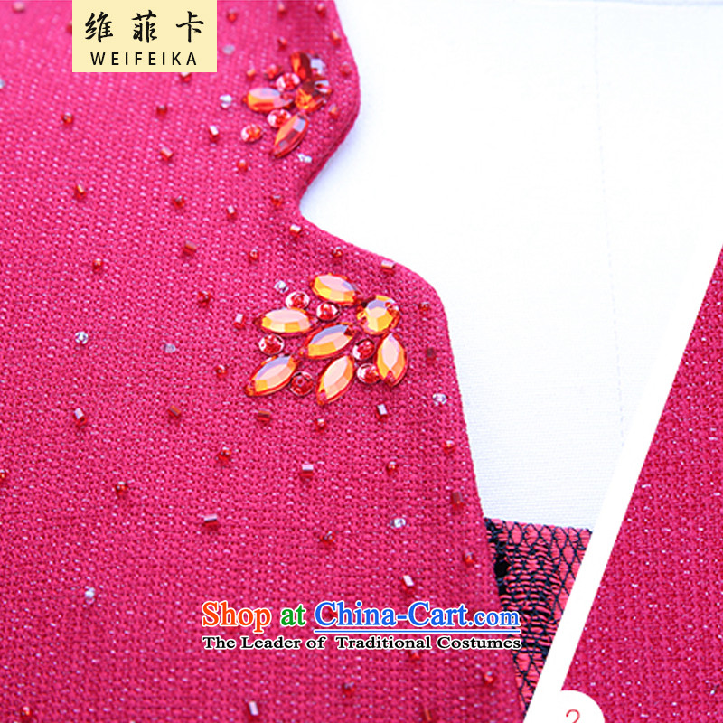 D FICAT 2015  wedding MOM pack autumn kit kit skirt wedding dresses autumn mother-in-wedding dresses in red XL, D FICAT WEIFEIKA () , , , shopping on the Internet