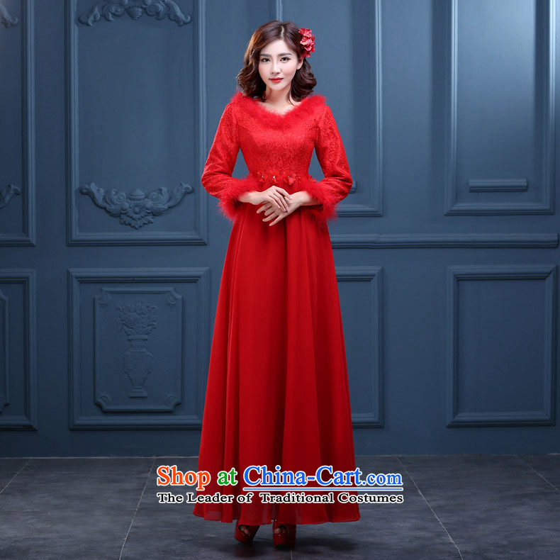 The following new paragraph on 2015 Autumn Korean brides red long evening dresses Top Loin of pregnant women, married a drink service short red cotton) S picture, prices, brand platters! The elections are supplied in the national character of distribution, so action, buy now enjoy more preferential! As soon as possible.