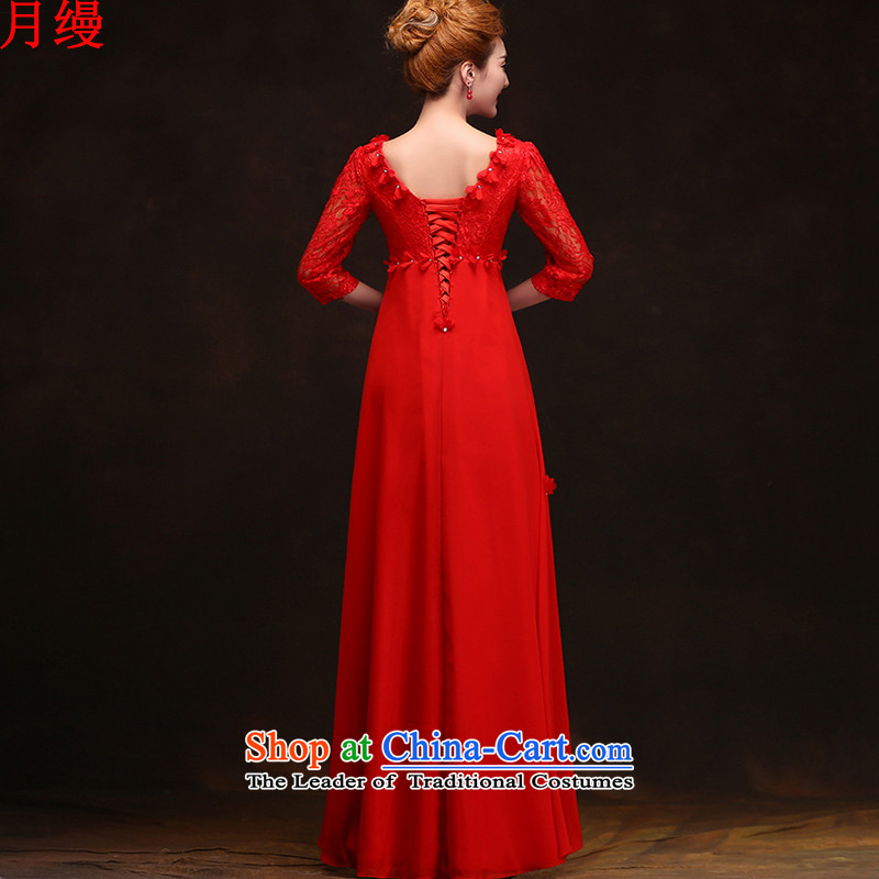 The following new paragraph on 2015 Autumn Korean brides red long evening dresses Top Loin of pregnant women, married a drink service short red cotton) , as has been pressed on shopping on the Internet