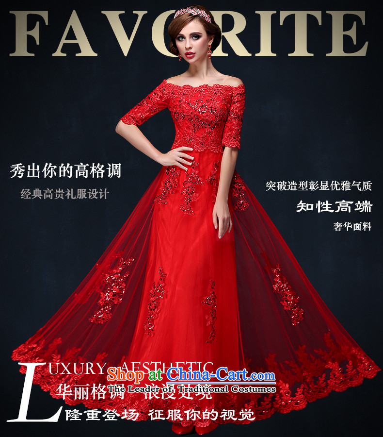 As the word on the shoulder evening dresses new 2015 autumn and winter Korean lace in cuff marriages bows services red long strap red long M picture, prices, brand platters! The elections are supplied in the national character of distribution, so action, buy now enjoy more preferential! As soon as possible.