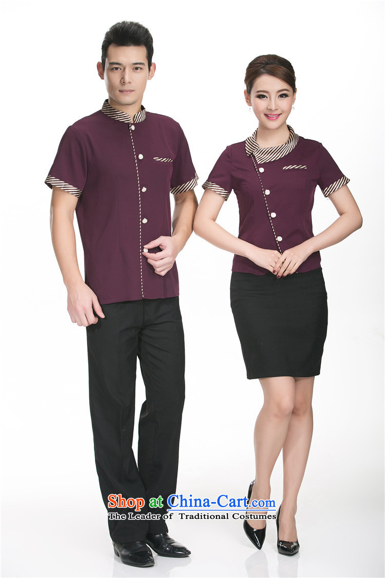 The Secretary for Health related shops * hotel summer clothing women garment Hotel Snack Grill with western restaurant serving workers short-sleeved purple men XXL picture, prices, brand platters! The elections are supplied in the national character of distribution, so action, buy now enjoy more preferential! As soon as possible.