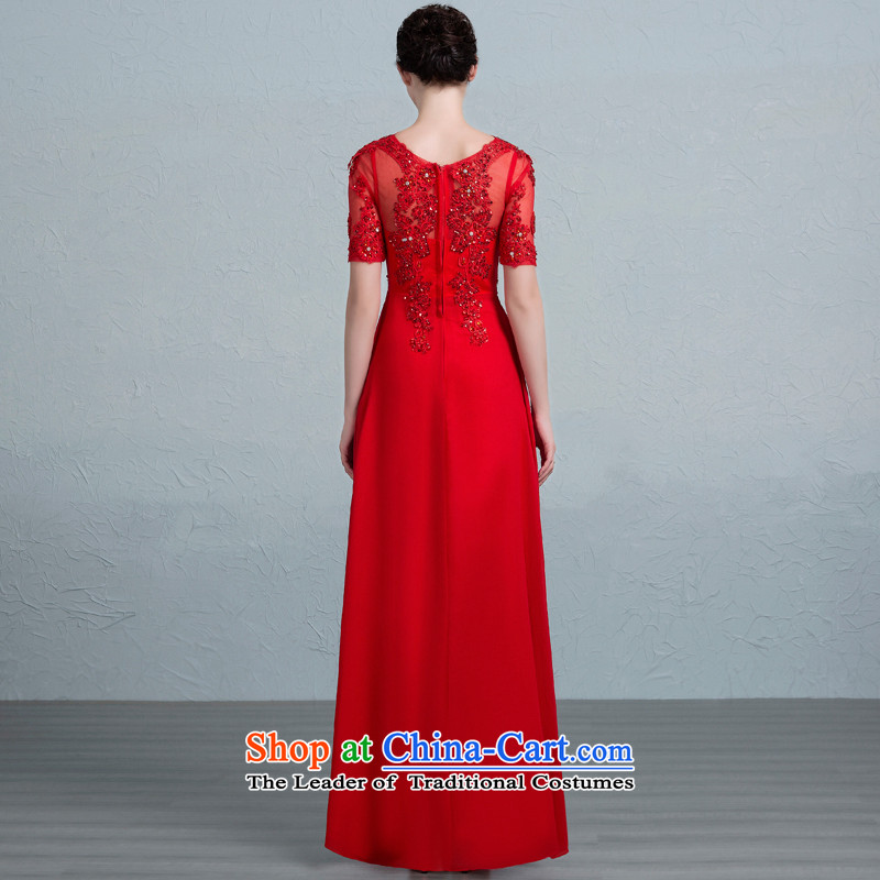 Looking star is long gown bride bows dress will serve lace in cuff Sau San Red 8 code, HOC , , , shopping on the Internet