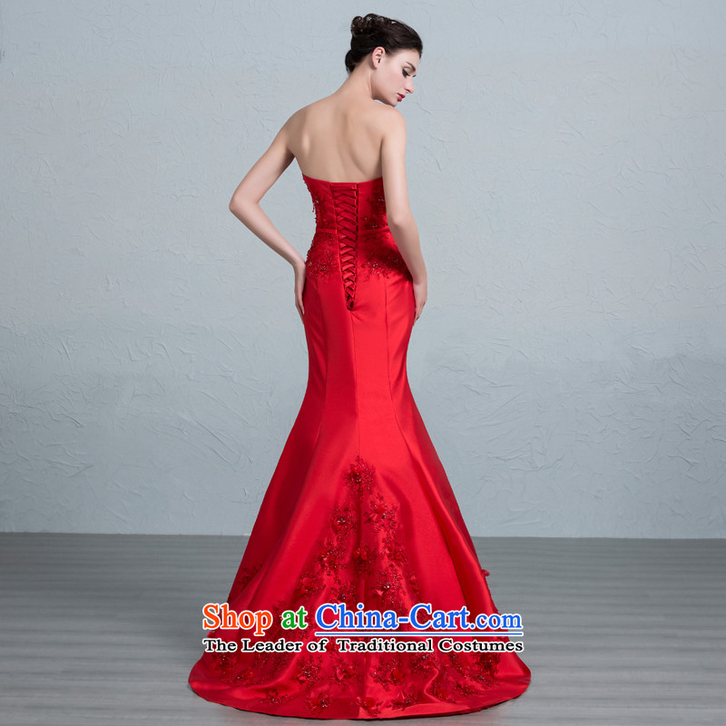 There is a small of Sau San crowsfoot anointed chest wedding dresses bride bows dress will serve red tailored, is set , , , shopping on the Internet