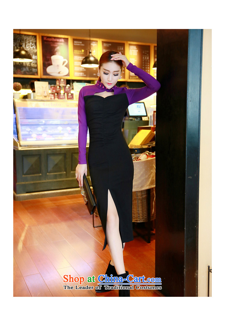 The population of the new 2015 Lin Fall/Winter Collections Korean sexy engraving on Pearl set creases's spell-color dresses dress skirt picture color M brand, prices, picture platters! The elections are supplied in the national character of distribution, so action, buy now enjoy more preferential! As soon as possible.