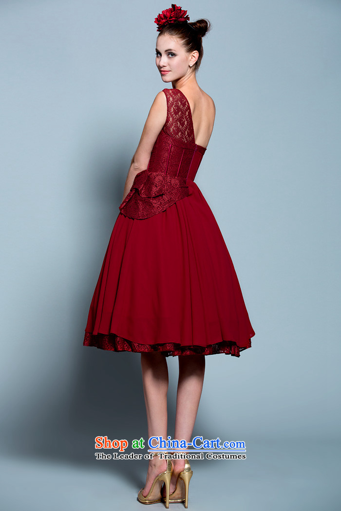 A lifetime of 2015 New shoulder lace bon bon skirt bride services Annual Small dresses drink wine red 20230642 deep red tailored for not returning the Do not change the picture, prices, brand platters! The elections are supplied in the national character of distribution, so action, buy now enjoy more preferential! As soon as possible.