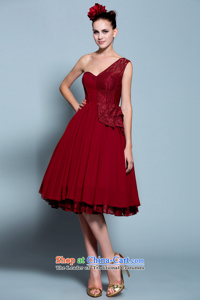 A lifetime of 2015 New shoulder lace bon bon skirt bride services Annual Small dresses drink wine red 20230642 deep red tailored for not returning the Do not change the picture, prices, brand platters! The elections are supplied in the national character of distribution, so action, buy now enjoy more preferential! As soon as possible.