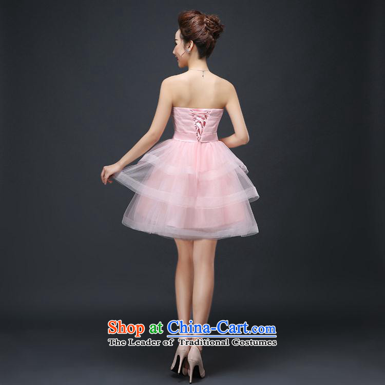 Secretary for autumn and winter clothing *2015 involving new champagne color bridesmaid Dress Short, small in marriages bows evening dresses female pink M picture, prices, brand platters! The elections are supplied in the national character of distribution, so action, buy now enjoy more preferential! As soon as possible.