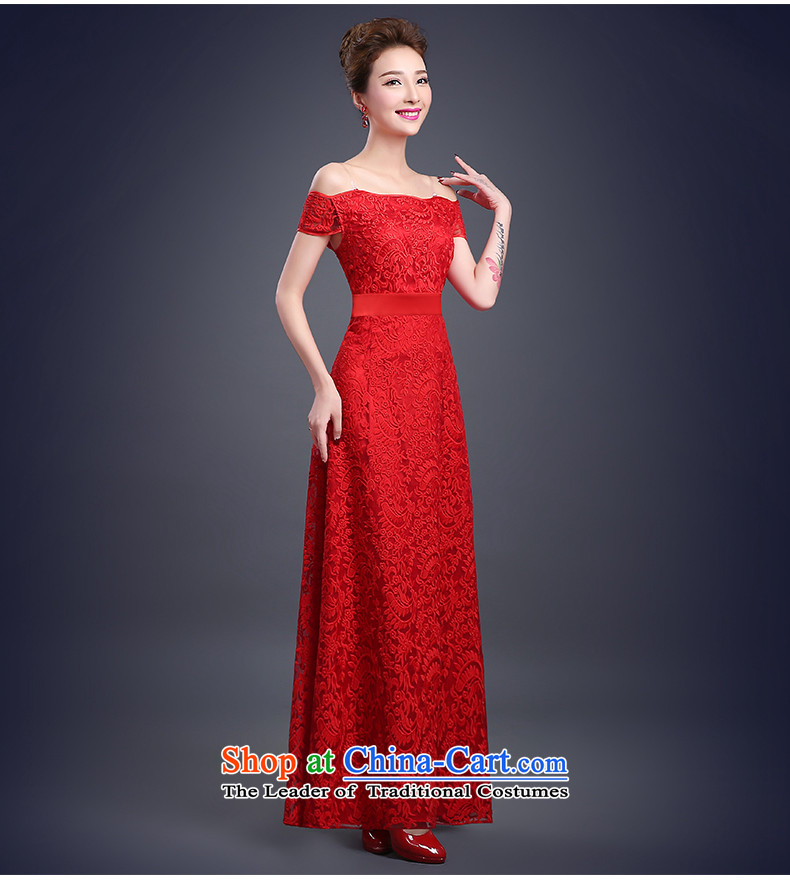 However Services 2015 autumn and winter new bride a field service long) bows shoulder the yarn embroidered red dress RED M marriage picture, prices, brand platters! The elections are supplied in the national character of distribution, so action, buy now enjoy more preferential! As soon as possible.