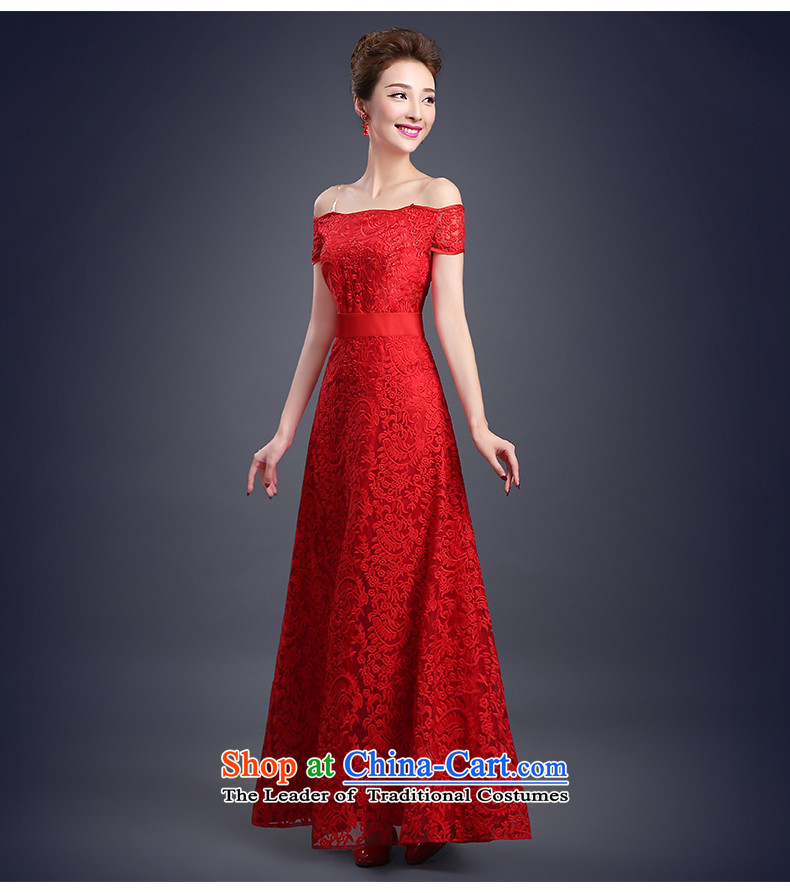 However Services 2015 autumn and winter new bride a field service long) bows shoulder the yarn embroidered red dress RED M marriage picture, prices, brand platters! The elections are supplied in the national character of distribution, so action, buy now enjoy more preferential! As soon as possible.