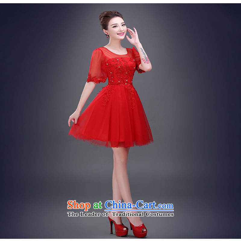 Bridesmaid Summer 2015 New Service marriages bows services evening dress short, banquet dress dresses made red do not return not switch to love, Su-lan , , , shopping on the Internet