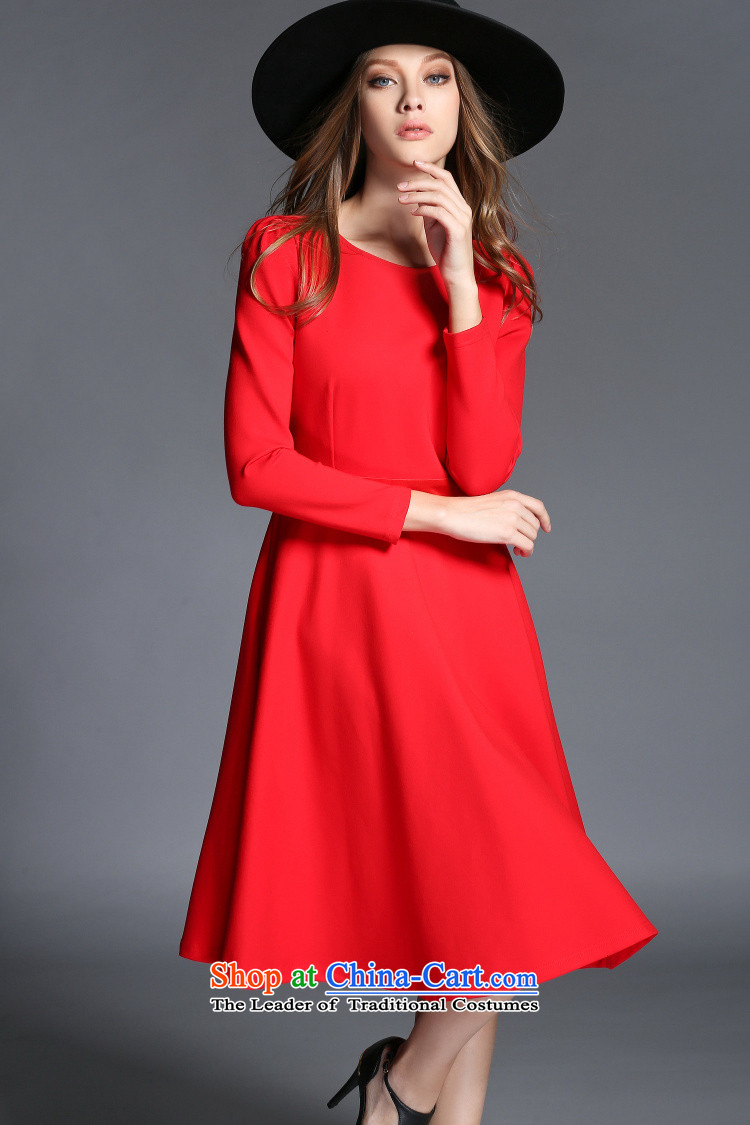 Load New caynova2015 autumn western style round-neck collar large graphics thin dress skirts Sau San Red S picture, prices, brand platters! The elections are supplied in the national character of distribution, so action, buy now enjoy more preferential! As soon as possible.