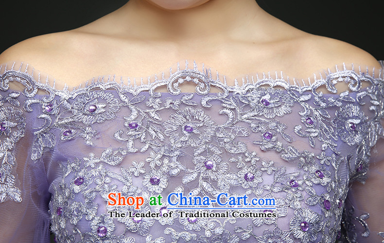 2015 new long-sleeved clothes and long bows of marriage bridesmaid bridal dresses on one field shoulder autumn evening dresses winter red XL Photo, prices, brand platters! The elections are supplied in the national character of distribution, so action, buy now enjoy more preferential! As soon as possible.