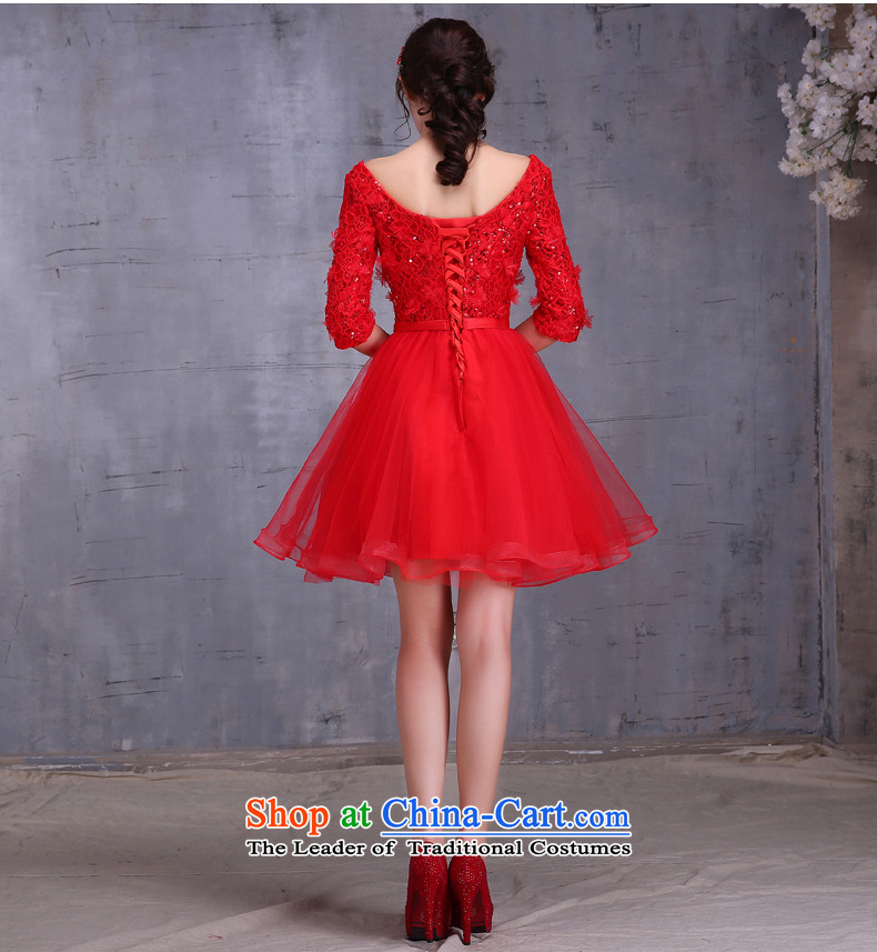 2015 new bride bows services fall short of long long-sleeved Korean large pregnant women married to Sau San bows dress red short M picture, prices, brand platters! The elections are supplied in the national character of distribution, so action, buy now enjoy more preferential! As soon as possible.