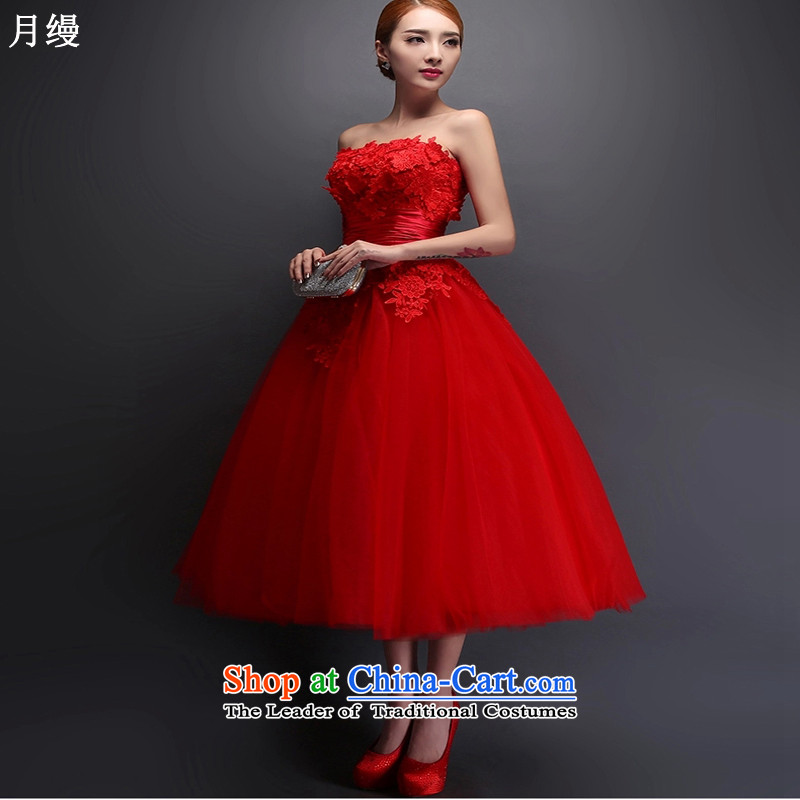 On the following new evening dresses and chest red 2015 lace in long marriages bows service, white dress on risk has been pressed, L, online shopping