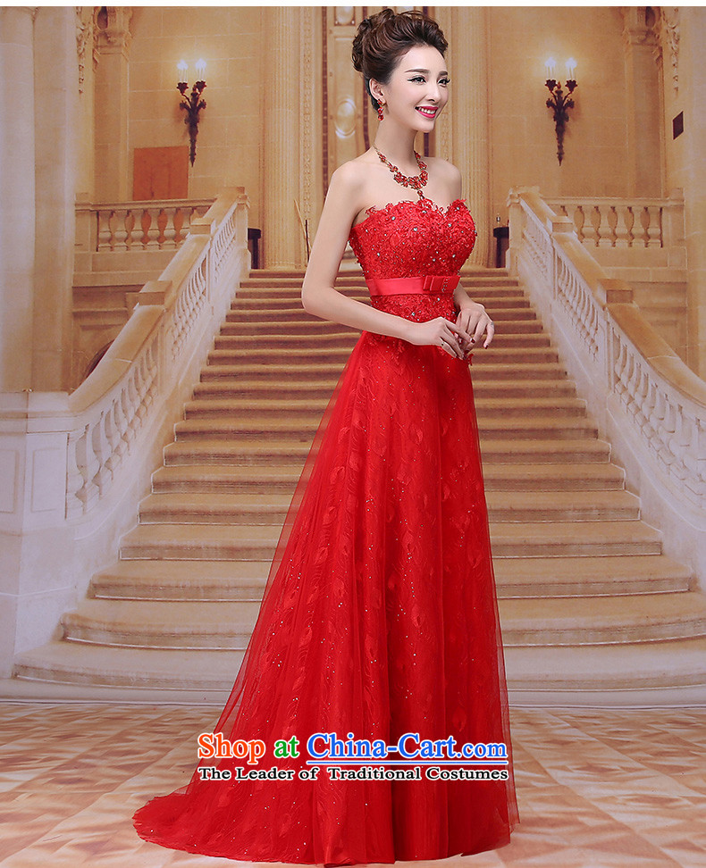 Tim hates makeup and 2015 New Red Dress long marriages bows wedding dresses serving winter Long Chest and red dress bridal dresses LF0 RED L picture, prices, brand platters! The elections are supplied in the national character of distribution, so action, buy now enjoy more preferential! As soon as possible.