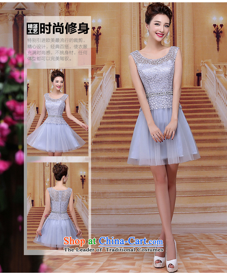 Tim hates makeup and winter bridesmaids marriages bows short skirt wedding dress 2015 new bride dress evening dress LF021 annual dress Light Gray L picture, prices, brand platters! The elections are supplied in the national character of distribution, so action, buy now enjoy more preferential! As soon as possible.