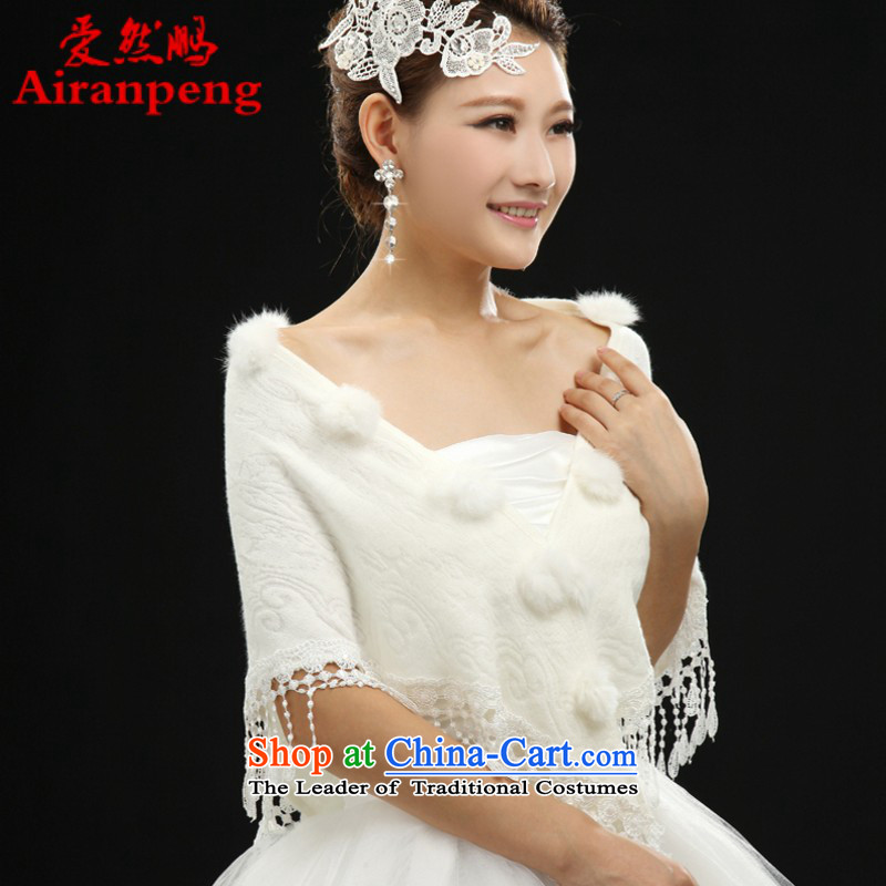 The new bride shawl spring and autumn red white marriage wedding dresses shawl Chun Ms. qipao lace jacket of red, love so Peng (AIRANPENG) , , , shopping on the Internet