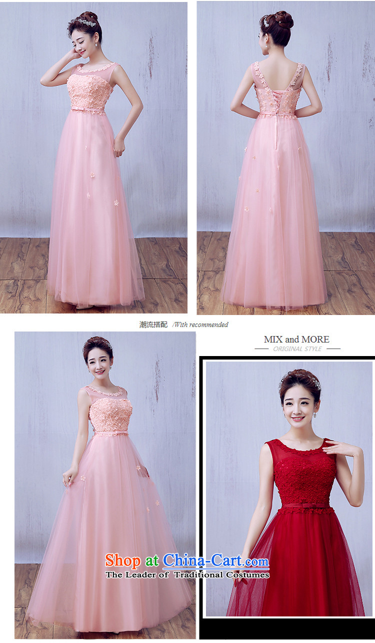 7 7 color tone 2015 New Evening Dress Short of married women banquet dresses red bows of autumn and winter clothing dress L056 light pink S picture, prices, brand platters! The elections are supplied in the national character of distribution, so action, buy now enjoy more preferential! As soon as possible.