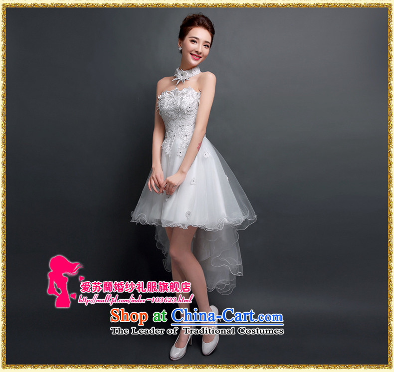 2015 Autumn and Winter, before the new short long after wiping the chest short) Bride bridesmaid evening drink served girl marries small dress meat pink M picture, prices, brand platters! The elections are supplied in the national character of distribution, so action, buy now enjoy more preferential! As soon as possible.