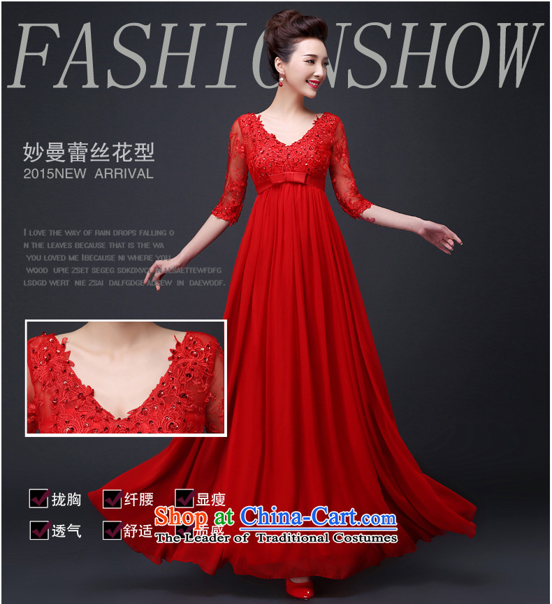 However service new autumn 2015 Red long evening dresses Top Loin of pregnant women marriages wedding dresses in large red winter) XXXL do not return the cuff not switch to picture, prices, brand platters! The elections are supplied in the national character of distribution, so action, buy now enjoy more preferential! As soon as possible.