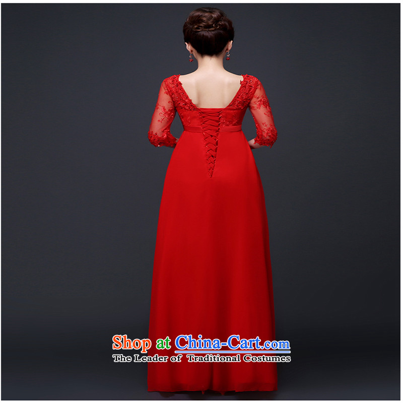 However service new autumn 2015 Red long evening dresses Top Loin of pregnant women marriages wedding dresses in large red winter) XXXL do not return the Cuff Not Switch, Su-lan , , , shopping on the Internet