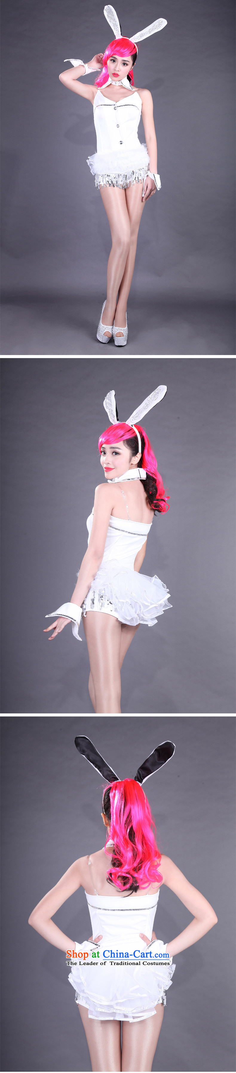 2015 new stylish sexy body Christmas and girl clothing uniforms temptation role play rabbit stage load ds will dance jazz dance services white S picture, prices, brand platters! The elections are supplied in the national character of distribution, so action, buy now enjoy more preferential! As soon as possible.