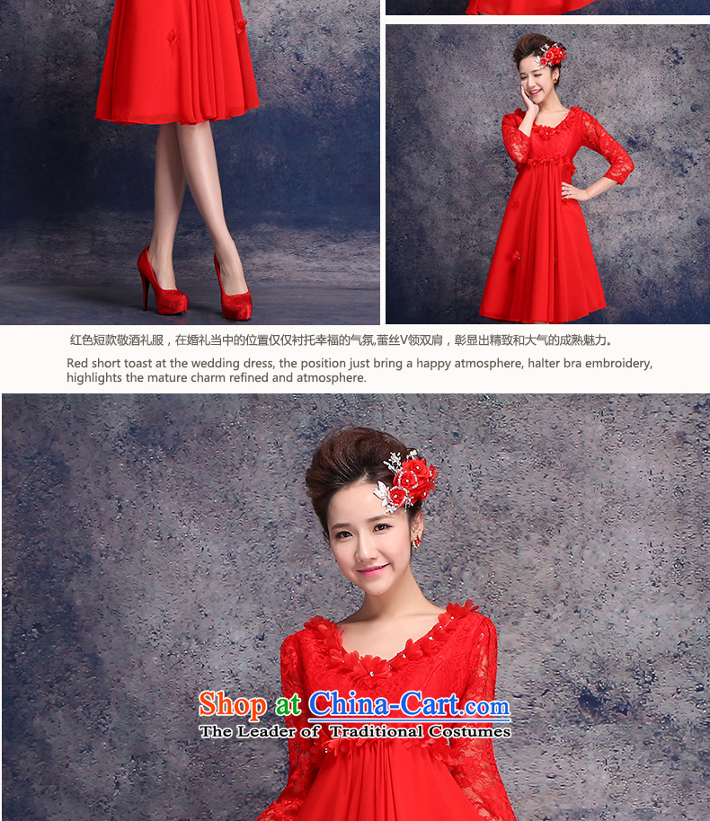 2015 new fall inside the bride red wedding dresses dress long high short of pregnant women married waist bows to red long made no refund is not replaced picture, prices, brand platters! The elections are supplied in the national character of distribution, so action, buy now enjoy more preferential! As soon as possible.