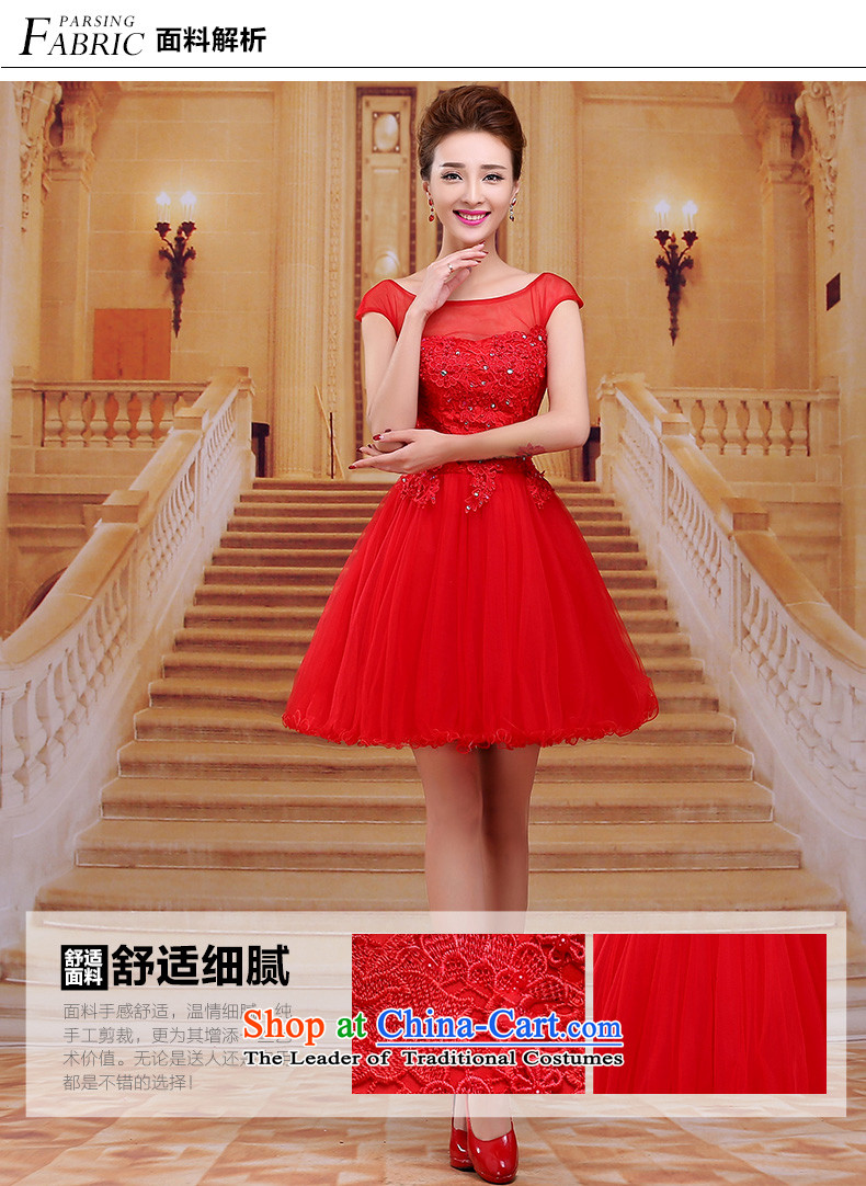 Tim red makeup bridesmaids new evening dresses lace short skirt marriages bows to winter wedding dresses red bride dress clothes LF027 under the auspices of the annual red XL Photo, prices, brand platters! The elections are supplied in the national character of distribution, so action, buy now enjoy more preferential! As soon as possible.