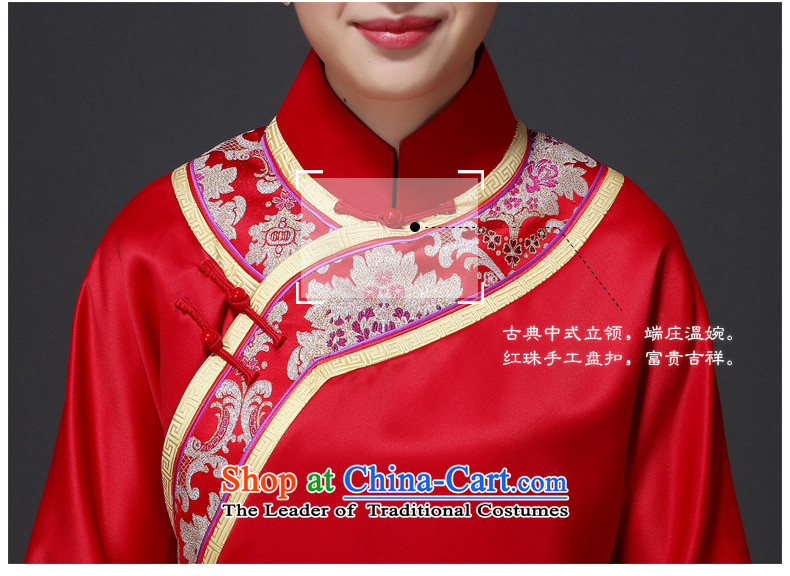 Princess Returning Pearl 2015 New-soo qipao wo marriage celebration service women serving drink Tang Dynasty Chinese woman dress RED M picture, prices, brand platters! The elections are supplied in the national character of distribution, so action, buy now enjoy more preferential! As soon as possible.