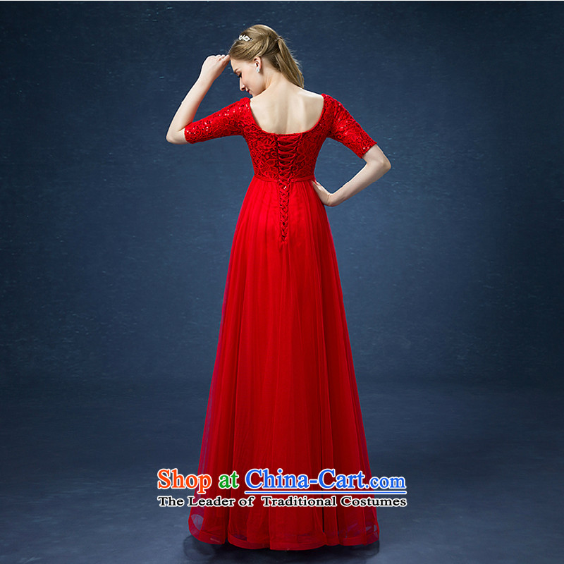 Pure Love bamboo yarn marriages Annual Dinner of the bows services show moderator long wedding dresses 597 short, Red Dress red) , L, pure love bamboo yarn , , , shopping on the Internet