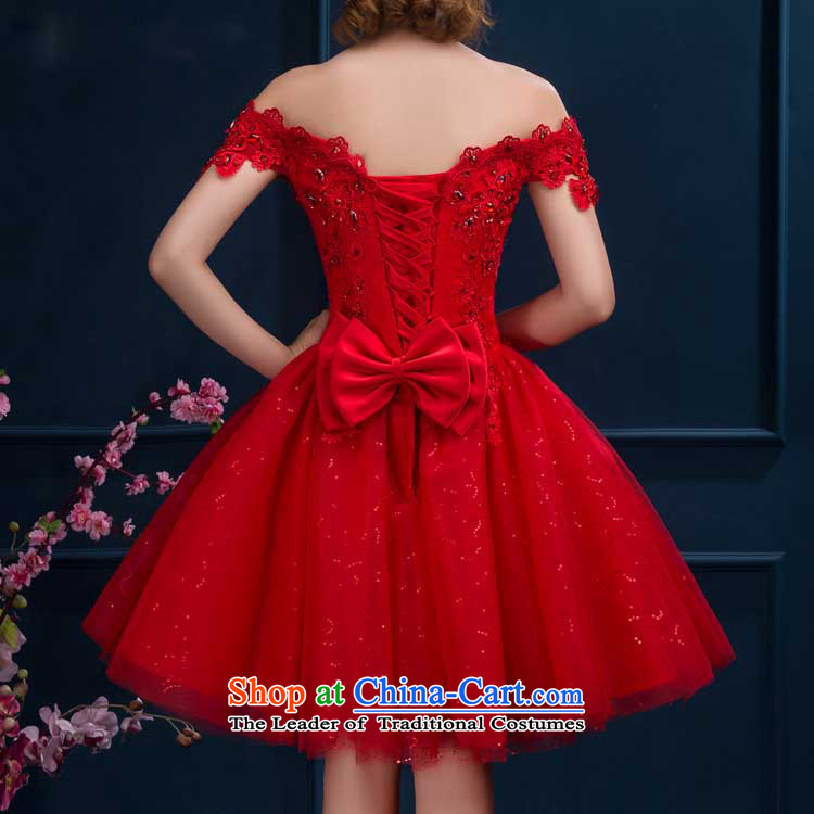 Bon Bon skirt short, Bridal Suite White bridesmaid one field shoulder marriage bows to party banquets small red dress made no refund is not replaced picture, prices, brand platters! The elections are supplied in the national character of distribution, so action, buy now enjoy more preferential! As soon as possible.