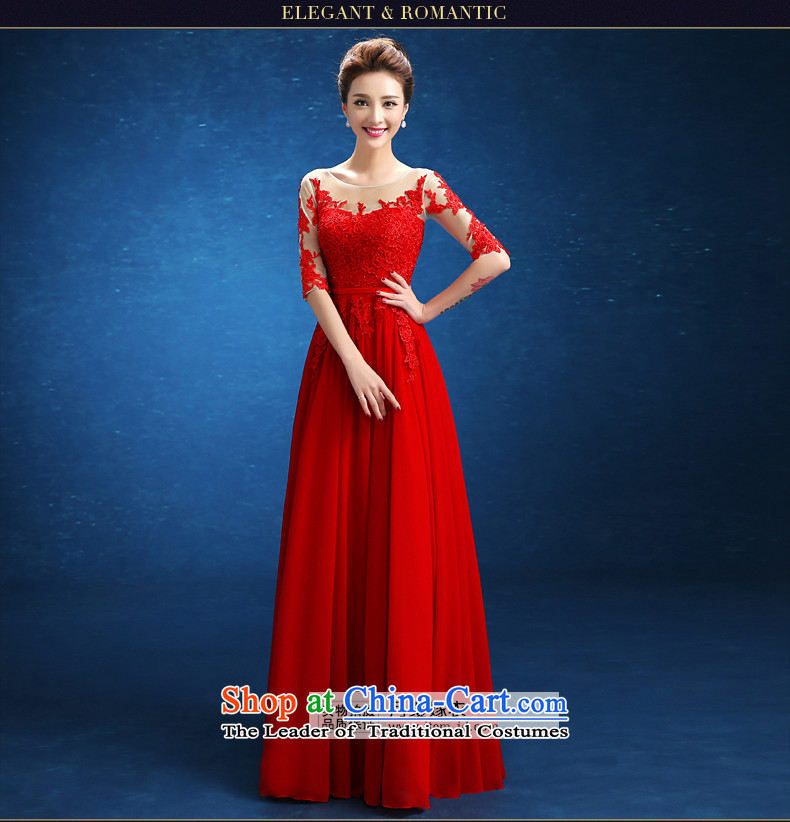 On the following evening dresses 2015 autumn and winter new HANGZHOU CHAISHI IMP long red marriages bows in cuff banquet video thin red S picture, prices, brand platters! The elections are supplied in the national character of distribution, so action, buy now enjoy more preferential! As soon as possible.