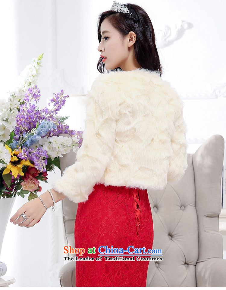 For the 2015 autumn and winter dream with Korean Sau San Video Foutune of thin temperament and sexy emulation gross shawl dress skirt wedding dress evening dresses kit dress female white L picture, prices, brand platters! The elections are supplied in the national character of distribution, so action, buy now enjoy more preferential! As soon as possible.