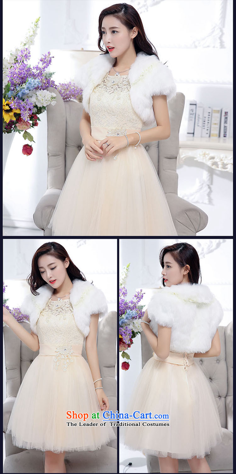 For the 2015 autumn and winter dreams of Korean Sau San video thin foutune temperament and sexy emulation gross shawl dress skirt wedding dress evening dresses kit dress female m White S picture, prices, brand platters! The elections are supplied in the national character of distribution, so action, buy now enjoy more preferential! As soon as possible.