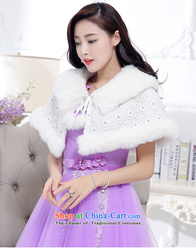 For the 2015 autumn and winter dream with Korean Sau San Video Foutune of thin temperament and sexy emulation gross shawl dress skirt wedding dress evening dresses kit dress female purple S picture, prices, brand platters! The elections are supplied in the national character of distribution, so action, buy now enjoy more preferential! As soon as possible.