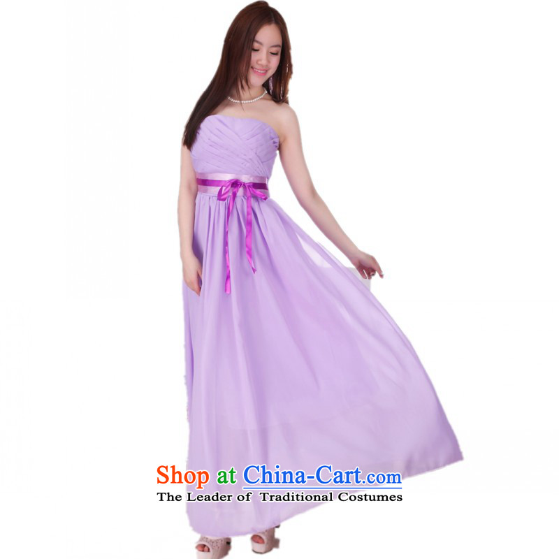 C.o.d. 2015 new small dress marriages skirt purple wiping the scoops bon bon princess evening dress annual dresses straps, short skirt purple long are approximately 90-115 code catty
