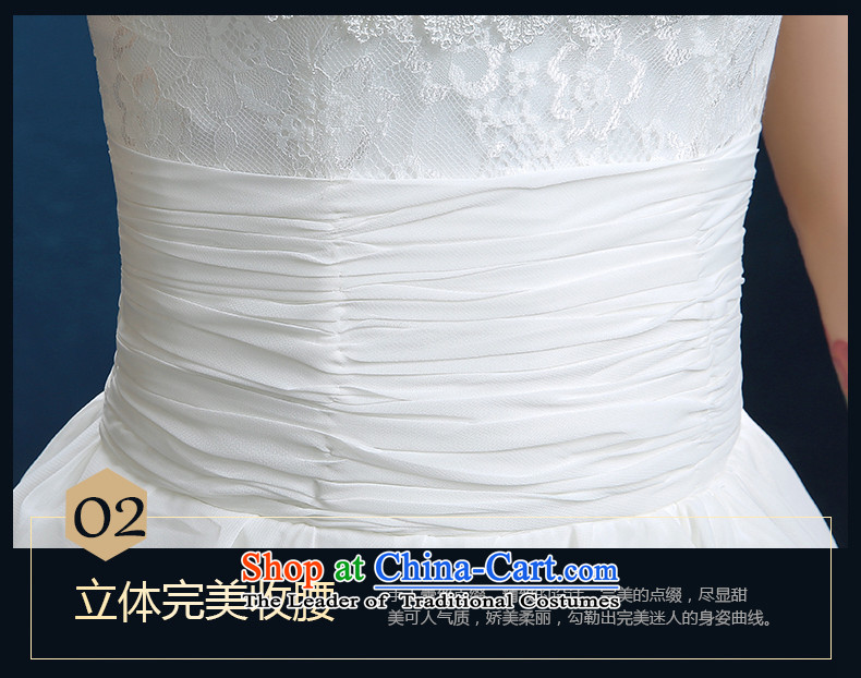 Rain-sang yi 2015 winter new Korean version of Word short shoulder lace white video thin bridesmaid evening dress marriages LF234 Services White XXL toasting champagne picture, prices, brand platters! The elections are supplied in the national character of distribution, so action, buy now enjoy more preferential! As soon as possible.