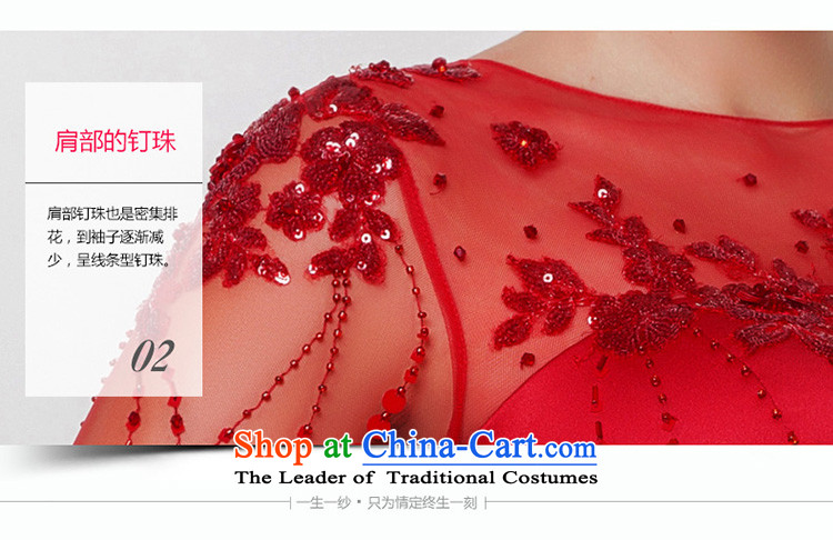 A lifetime of 2015 New red long-sleeved top loin alignment to the bride under the auspices of the annual session of bows evening dresses long skirt 50240030  170/94A red thirtieth day pre-sale picture, prices, brand platters! The elections are supplied in the national character of distribution, so action, buy now enjoy more preferential! As soon as possible.