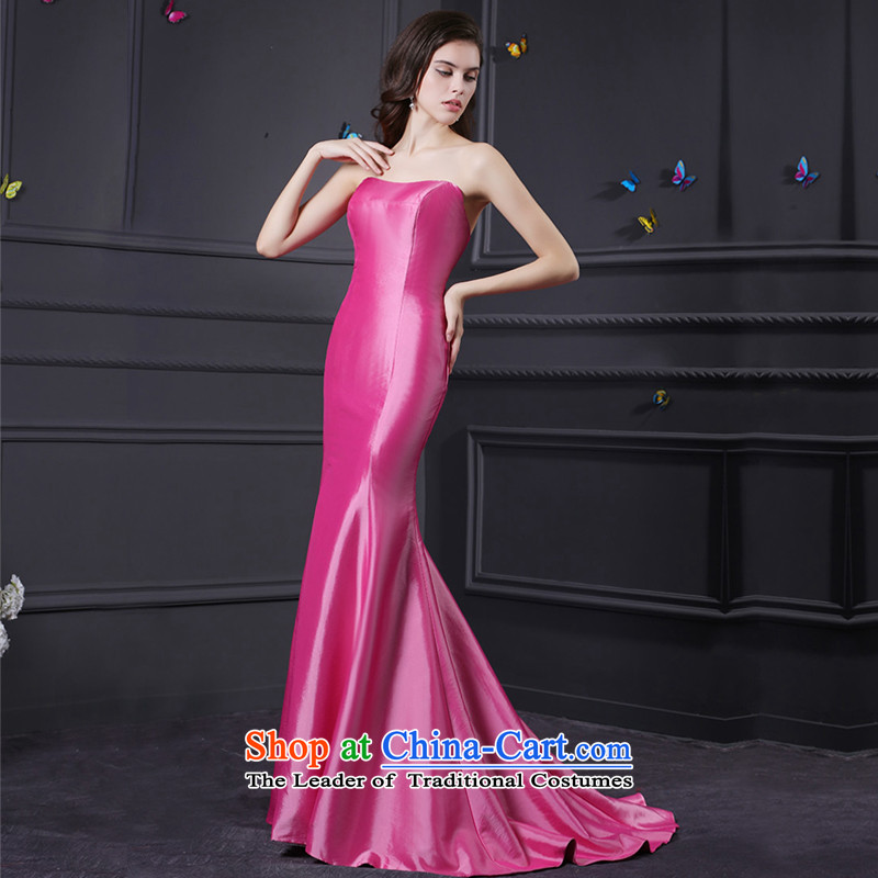 Custom dress dresses dressilyme 2015 new tower poplin wiping the chest and micro-Chow Sau San package reception party wedding dress photo color evening - no spot?S