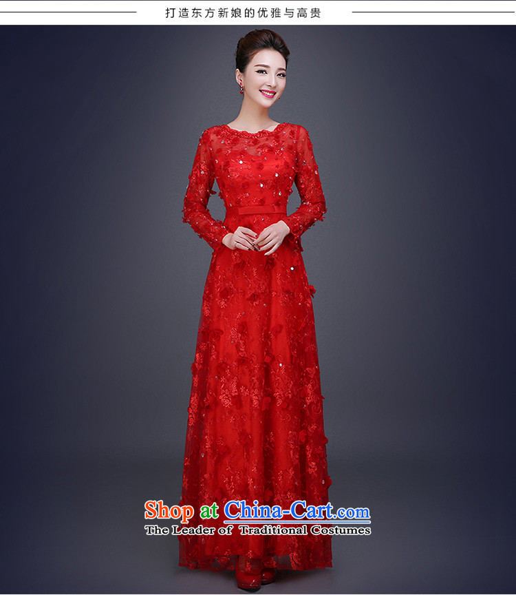 Beverly Ting bows Service Bridal Fashion new autumn 2015 Red Winter wedding dress female betrothal evening dresses long red L picture, prices, brand platters! The elections are supplied in the national character of distribution, so action, buy now enjoy more preferential! As soon as possible.