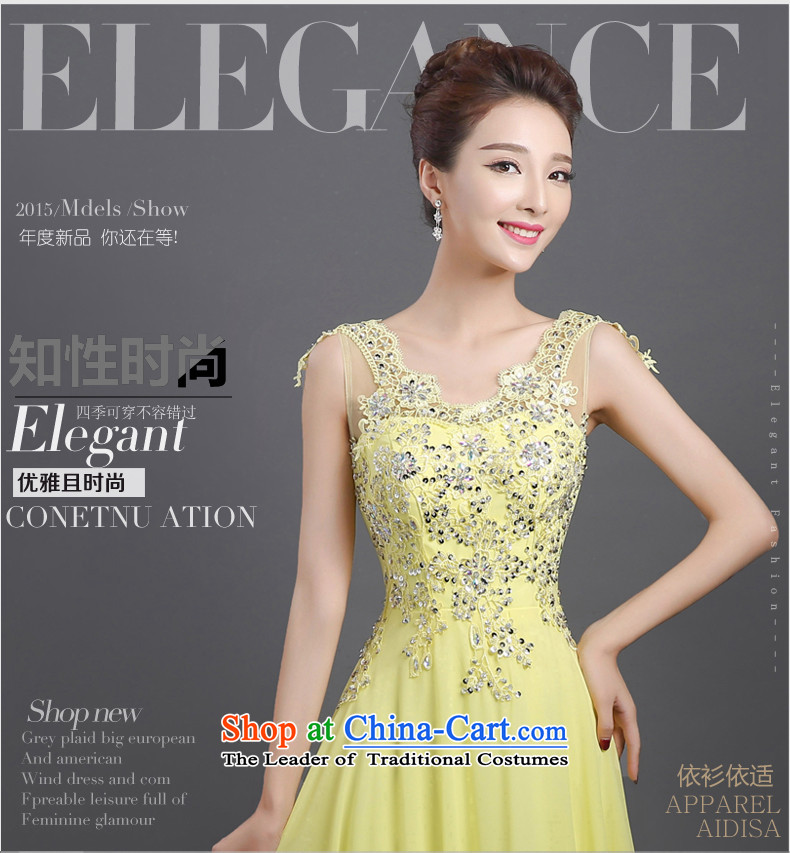 Bridesmaid dress 2015 new long banquet will bridesmaid service, bows to dress summer light yellow s picture, prices, brand platters! The elections are supplied in the national character of distribution, so action, buy now enjoy more preferential! As soon as possible.