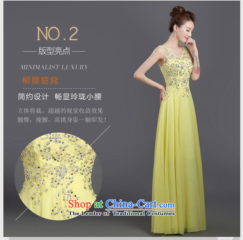Bridesmaid dress 2015 new long banquet will bridesmaid service, bows to dress summer light yellow s picture, prices, brand platters! The elections are supplied in the national character of distribution, so action, buy now enjoy more preferential! As soon as possible.