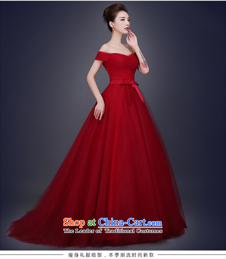 Beverly Ting 2015 Autumn new small red tail wedding dress bride Korean word 