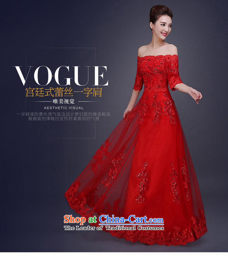 Beverly Ting bride bows services 2015 new autumn long word wedding dress shoulder Red Dress Winter Female Red XXL pictures Sau San, prices, brand platters! The elections are supplied in the national character of distribution, so action, buy now enjoy more preferential! As soon as possible.