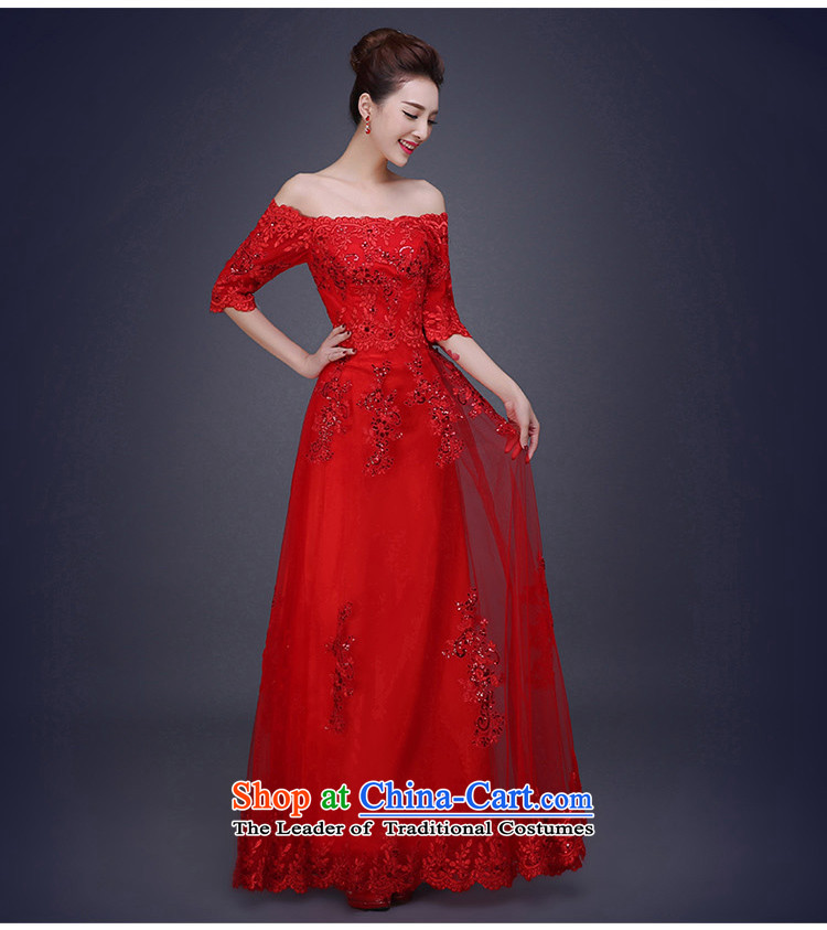 Beverly Ting bride bows services 2015 new autumn long word wedding dress shoulder Red Dress Winter Female Red XXL pictures Sau San, prices, brand platters! The elections are supplied in the national character of distribution, so action, buy now enjoy more preferential! As soon as possible.