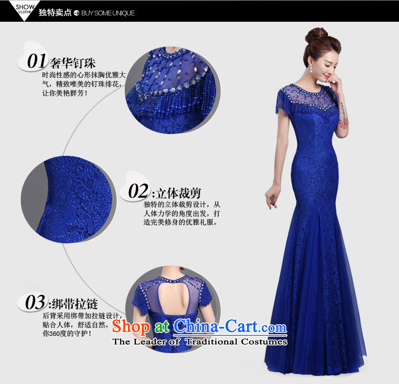 2015 new evening dresses long gown chorus of the persons chairing the dress female choral service long skirt costumes female blue xxl picture, prices, brand platters! The elections are supplied in the national character of distribution, so action, buy now enjoy more preferential! As soon as possible.